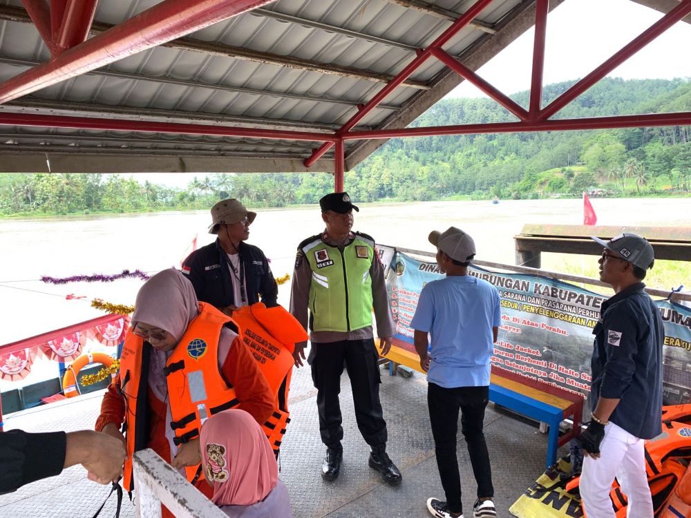 Akhir Libur Sekolah, Polresta Banyumas Tingkatkan Pengawasan di Wisata Air Rawalo