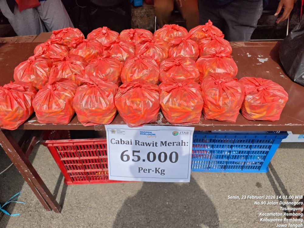 Harga Cabai Meroket Hingga 49 Persen, Pemprov Jateng Salurkan Cabai Rawit Bersubsidi