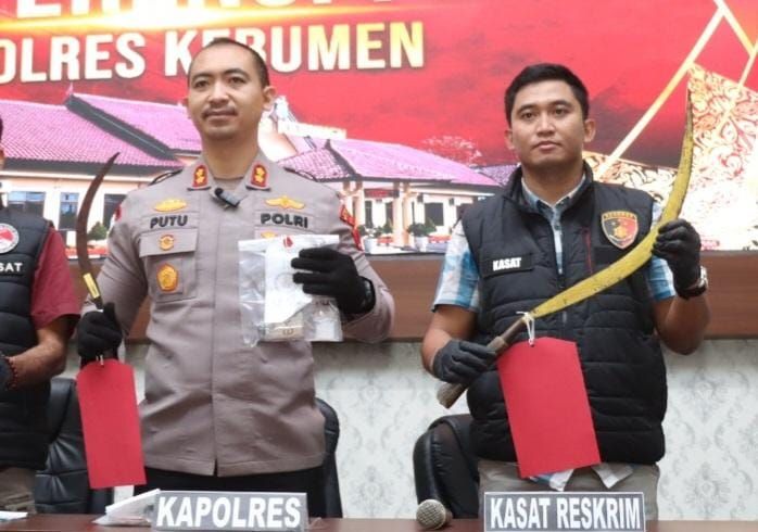 Polres Kebumen Amankan Lima Remaja Terlibat Tawuran, Satu Pelajar Terluka Akibat Senjata Tajam