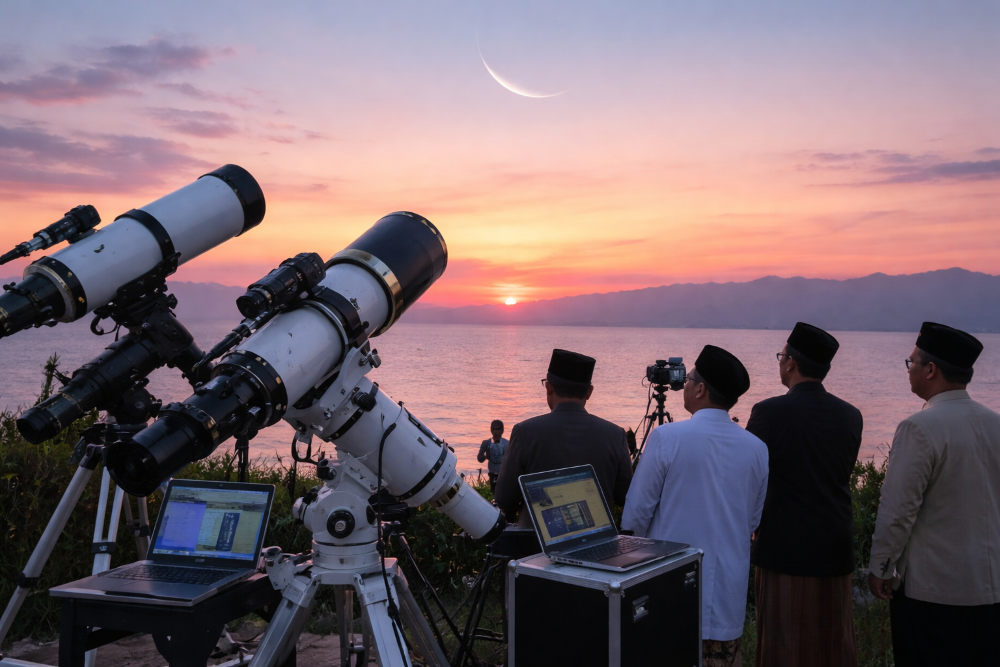 Pemerintah Gelar Pemantauan Hilal di 96 Lokasi, Awal Ramadan 1447 H Ditentukan Besok