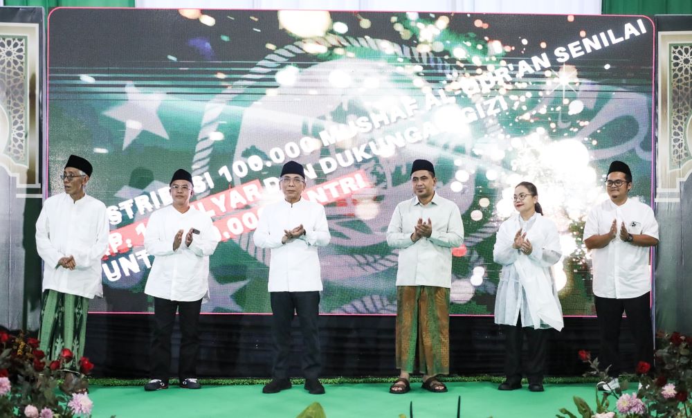 Taj Yasin Apresiasi Program AGUS untuk Perkuat Gizi dan Literasi Al-Qur’an Santri