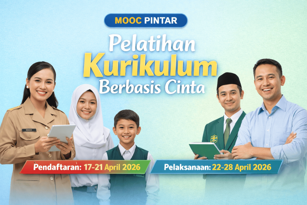 Pelatihan Kurikulum Berbasis Cinta Kemenag 2026 Dibuka, 250 Ribu Kuota Disiapkan 