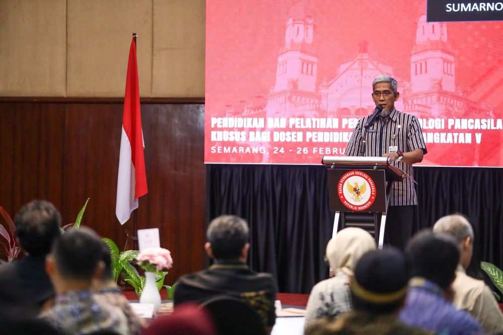 200 Dosen Se-Indonesia Ikuti Diklat Ideologi Pancasila di Semarang