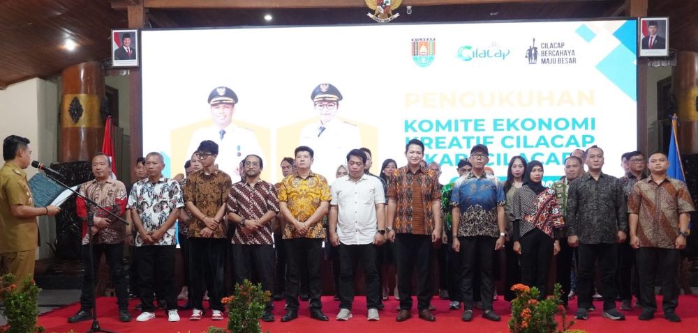 Pemkab Cilacap Tancap Gas Bangun Ekonomi Kreatif, 75 Pengurus Komite Ekraf Resmi Dikukuhkan